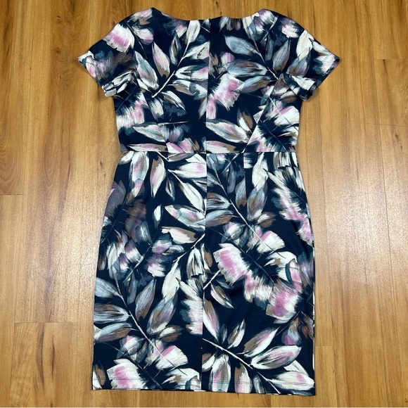 Maggy London Women’s Floral Print Midi Dress in Multicolor Size 14 - Picture 2 of 10